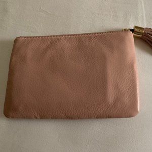 G.I.L.I. Leather RFID Clutch/Hand Bag, Tassel Zipper Pull, NWOT